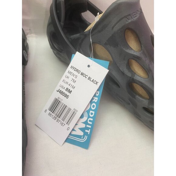 Merrell Men's Black Hydro Moc Clog  Shoe Size 8 NIB - Picture 6 of 15